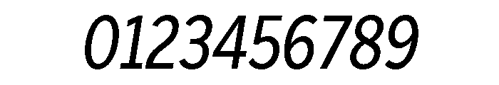 Skie Condensed Text Italic Font OTHER CHARS