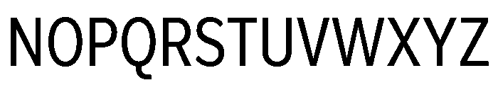 Skie Condensed Text Font UPPERCASE
