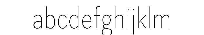 Skie Condensed Thin FONT