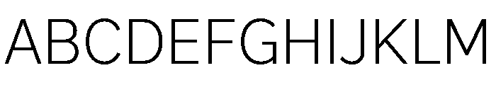 Skie Light Font UPPERCASE
