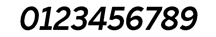 Skie Semi Bold Italic Font OTHER CHARS