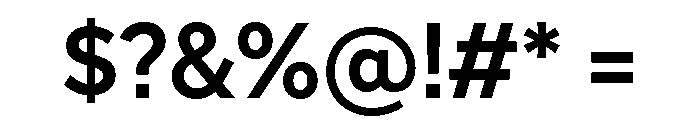 Skie Semi Bold Font OTHER CHARS