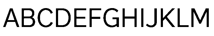 Skie Text Font UPPERCASE