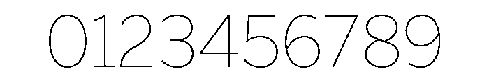 Skie Thin Font OTHER CHARS