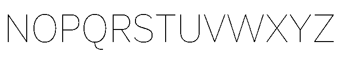 Skie Thin Font UPPERCASE