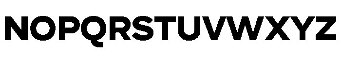 Skie Wide Black Font UPPERCASE