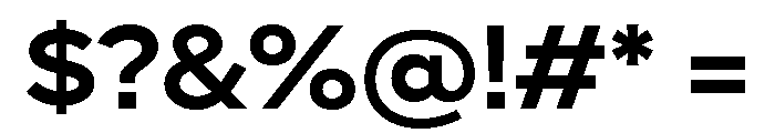 Skie Wide Bold Font OTHER CHARS