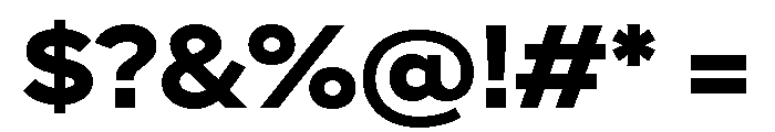 Skie Wide Extra Bold Font OTHER CHARS