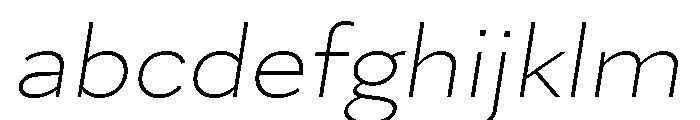 Skie Wide Extra Light Italic FONT