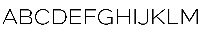 Skie Wide Light Font UPPERCASE