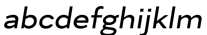 Skie Wide Medium Italic FONT