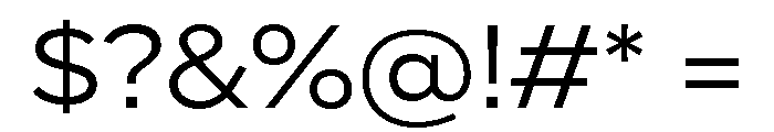 Skie Wide Regular Font OTHER CHARS