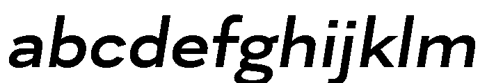 Skie Wide Semi Bold Italic FONT