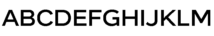 Skie Wide Semi Bold Font UPPERCASE