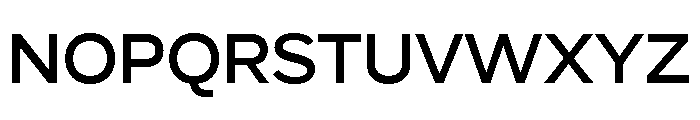 Skie Wide Semi Bold Font UPPERCASE