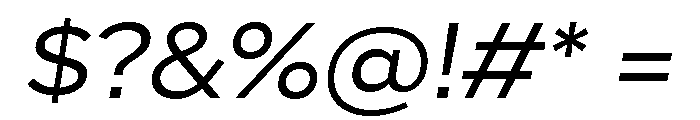 Skie Wide Text Italic Font OTHER CHARS