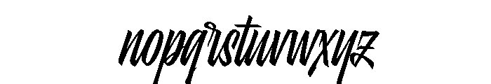 Skill Regular Font LOWERCASE
