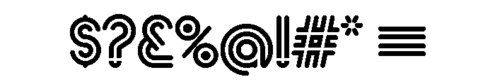 Skin & Bones Regular Font OTHER CHARS