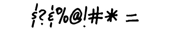 Skippy Sharp Regular Font OTHER CHARS