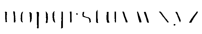 Skitch Fill Font LOWERCASE