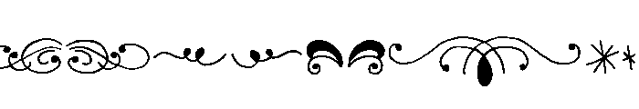 Skitch Ornaments Solid Font LOWERCASE