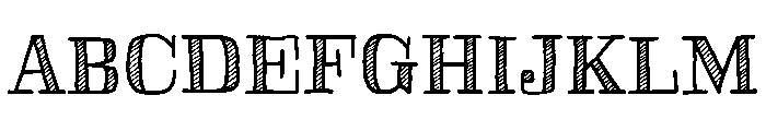 Skitch Shaded Font UPPERCASE