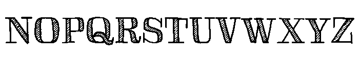 Skitch Shaded Font UPPERCASE