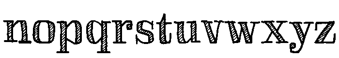 Skitch Shaded Font LOWERCASE