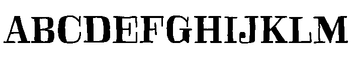 Skitch Solid Font UPPERCASE