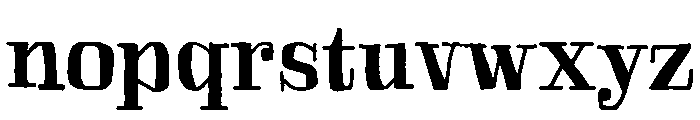 Skitch Solid Font LOWERCASE