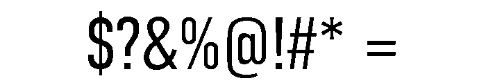 Slight Chance Light Font OTHER CHARS