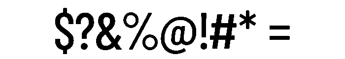 Slight Chance Medium Font OTHER CHARS
