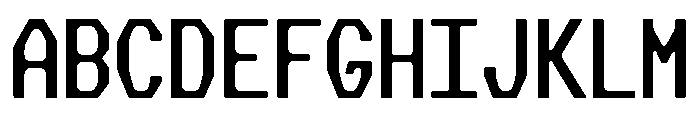 Slight Chance Mono Regular Font UPPERCASE