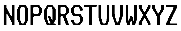 Slight Chance Mono Regular Font UPPERCASE