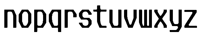 Slight Chance Mono Regular Font LOWERCASE