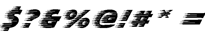 Slipstream D Regular Font OTHER CHARS
