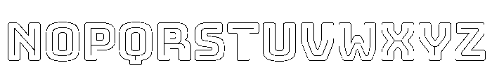 Slipstreamd Bold Font LOWERCASE