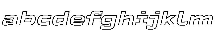 Slipstreamd Heavy Italic FONT