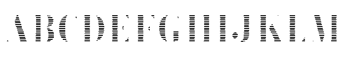 Slipstreamd Light Font UPPERCASE