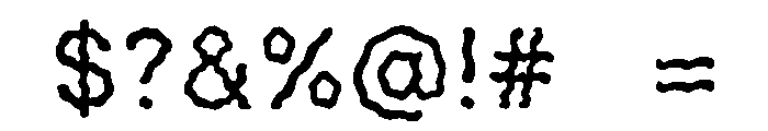 SLIME GHOST Font OTHER CHARS