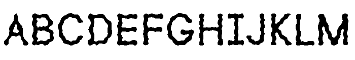 SLIME GHOST Font UPPERCASE