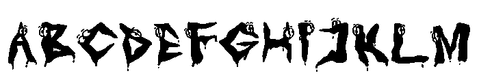 SLUDGEBORN Font UPPERCASE