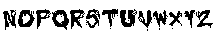 SLUDGEBORN Font UPPERCASE