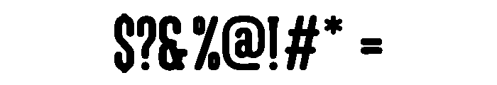 Slabunny Font OTHER CHARS