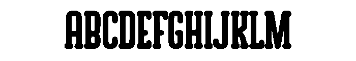 Slabunny Font UPPERCASE
