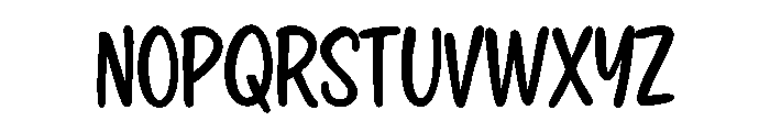 Slappy Hour Font UPPERCASE