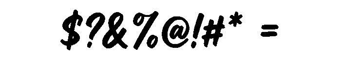 Slapstrike Font OTHER CHARS