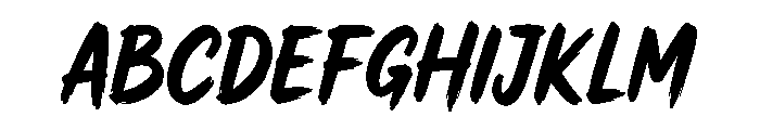 Slapstrike Font UPPERCASE