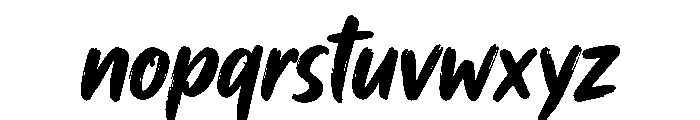 Slapstrike Font LOWERCASE