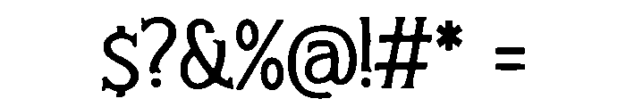 SlateBlue Font OTHER CHARS
